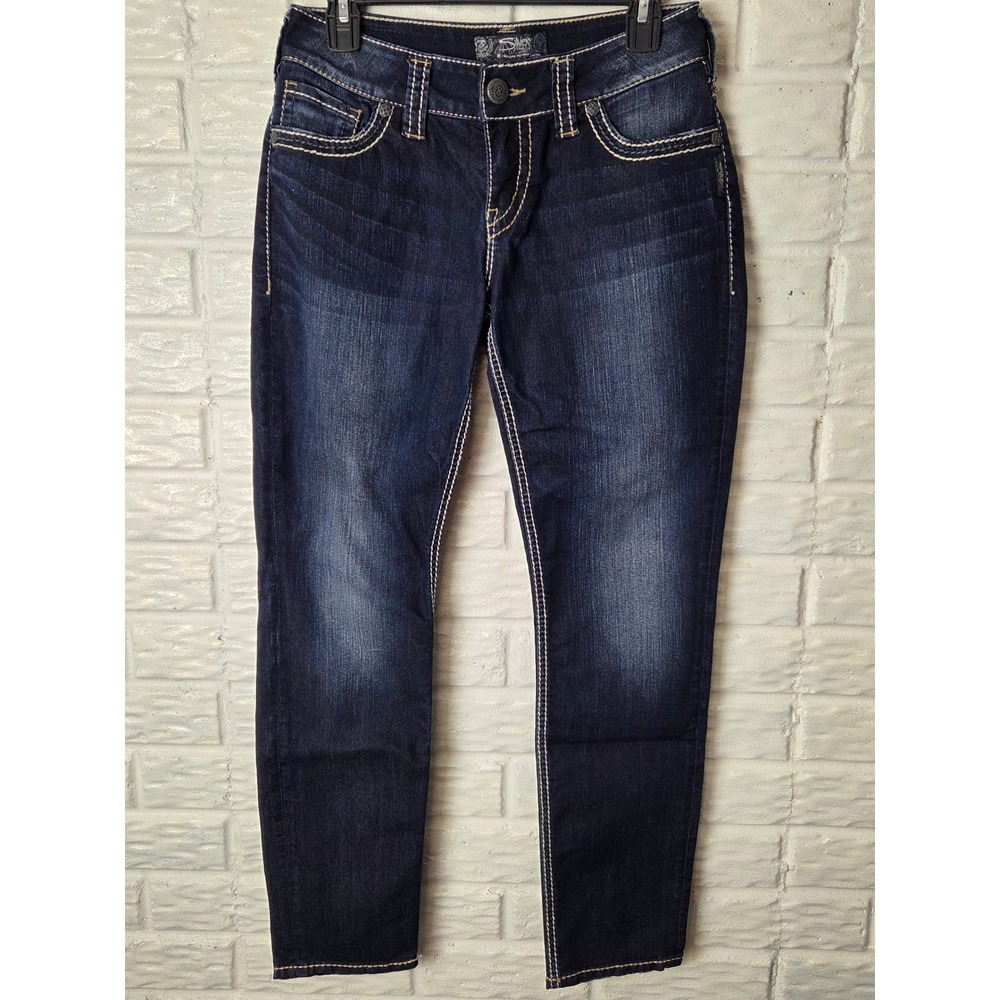 Silver Jeans Co Suki Skinny Women's size 29 Dark wash Stretch Jeans